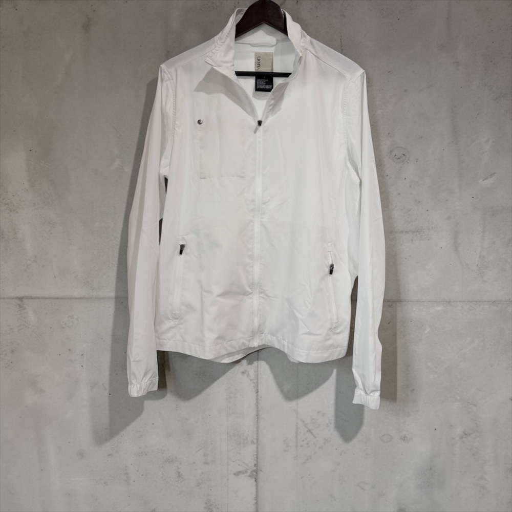 Vuori White Packable Zip Jacket - image 1